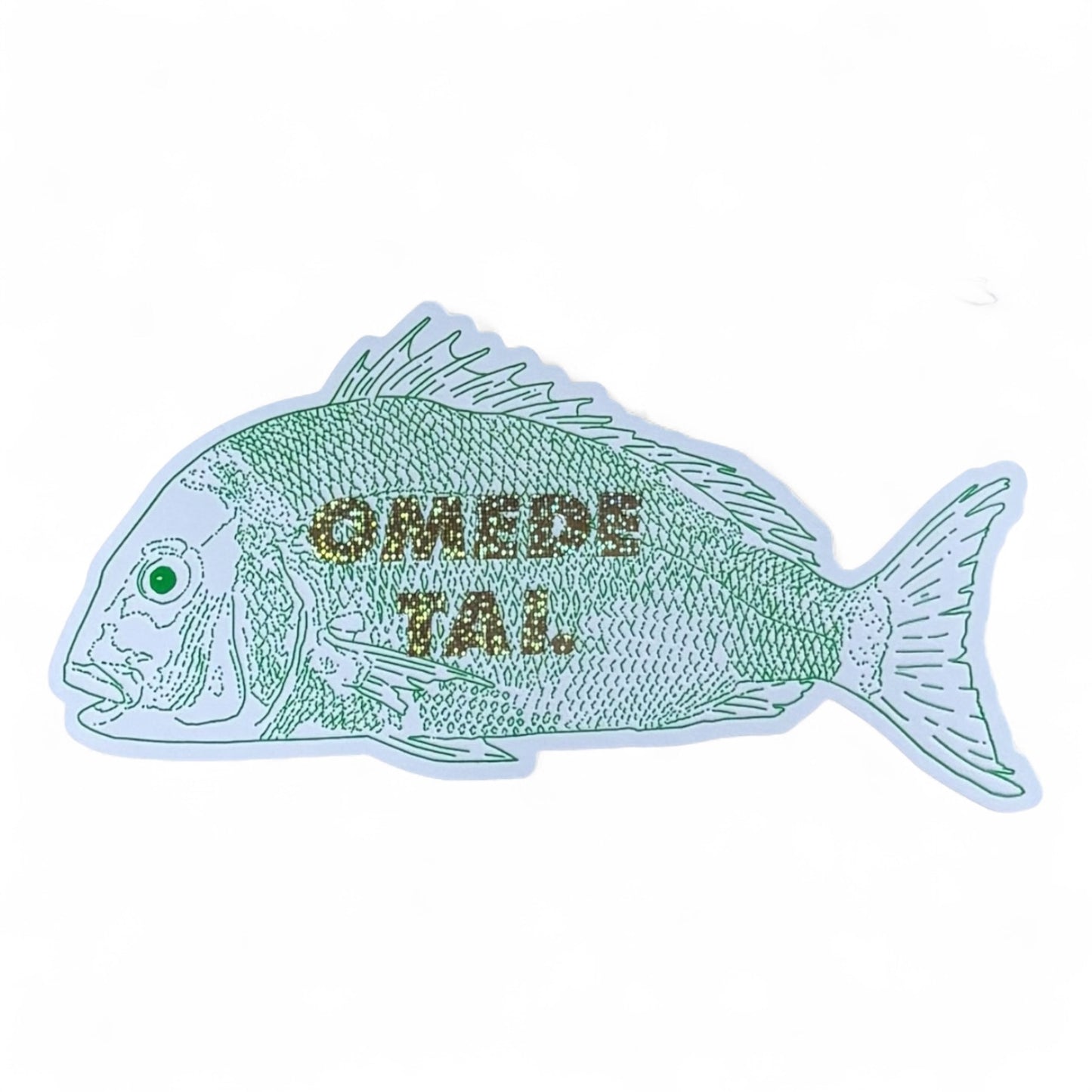 "OMEDETAI" LETTERPRESS CARD