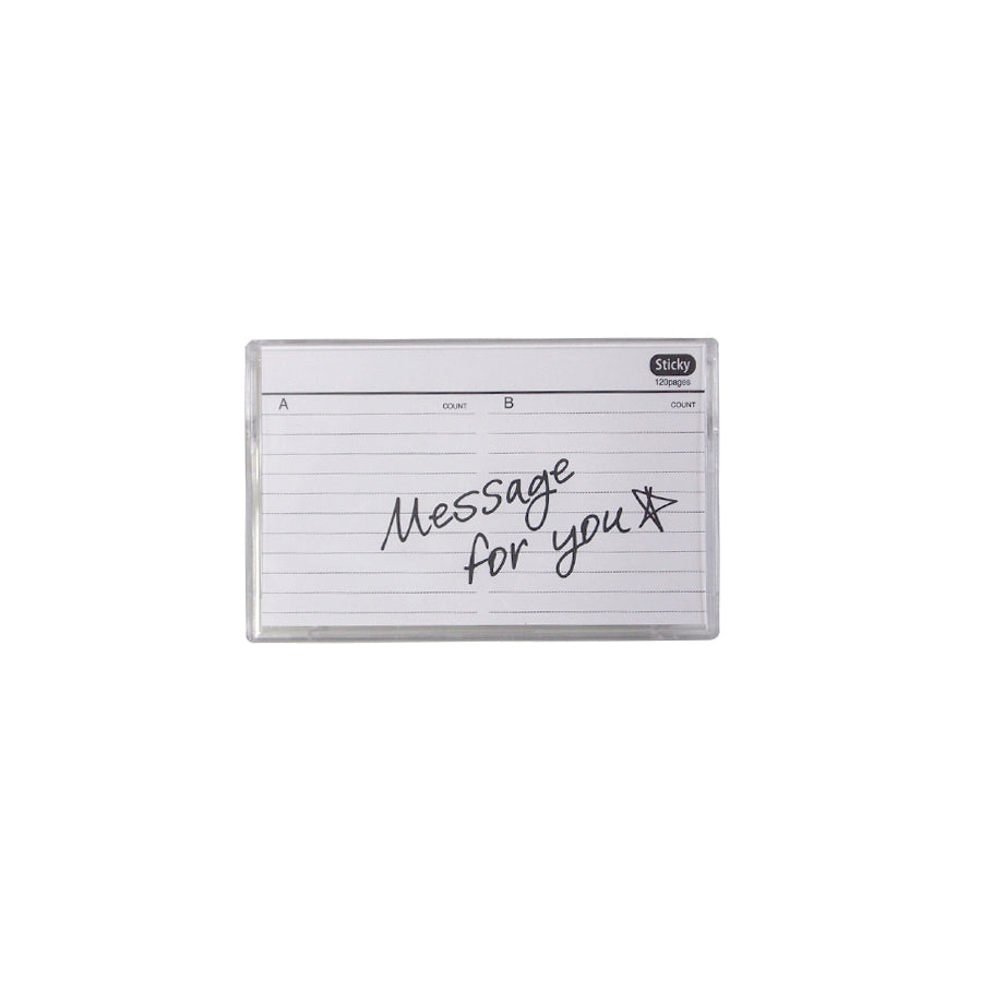 CASSETE STICKY MEMO