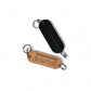LEATHER KEYRING  NAME PLATE TYPE